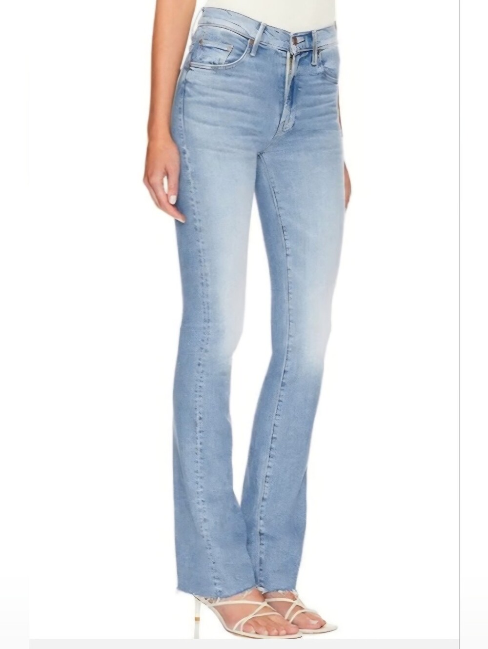 MOTHER The Insider Sneak Fray Jeans In Love On The Boat Size 24! - Picture 1 of 16